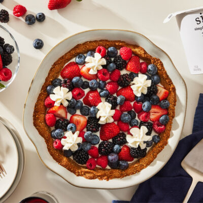 berry simple skyr tart