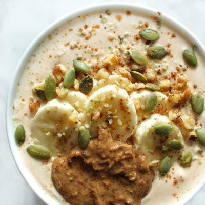 pumpkin & spice yogurt bowl