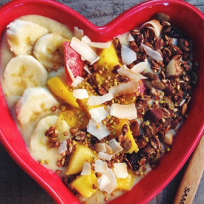 Superfood Mango Lassi Smoothie Bowl