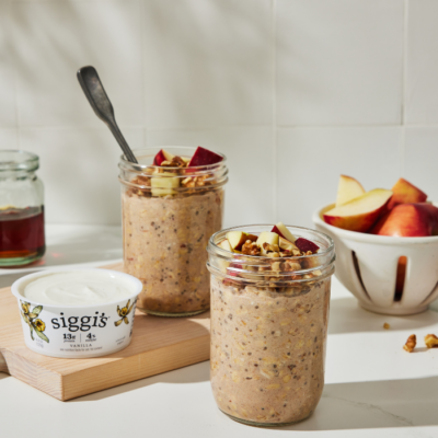 apple pie overnight oats