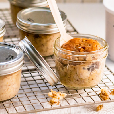 mason jar banana bread