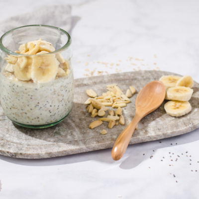 Banana Almond Overnight Oats